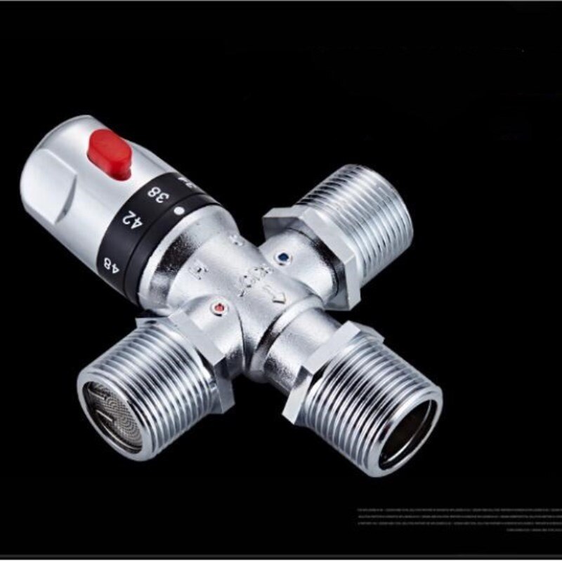 Thermostatische Messing Cartridge G1/2 = DN15 Mengkraan Warm Koud Water Temperatuur Controle Mengkraan Badkamer kraan Accessoires