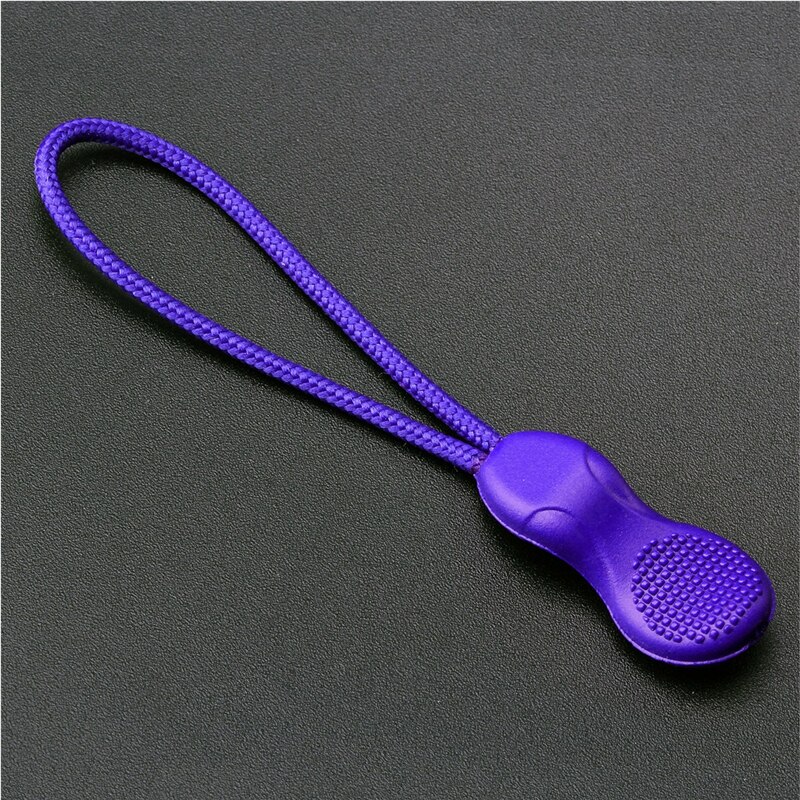 Tirador de cremallera con Clip de repuesto para bolsa, Maleta, tienda, mochila, cabeza de cremallera, 20 Uds.: blue