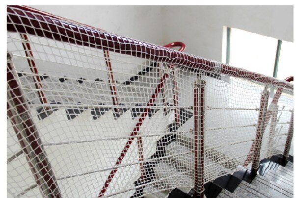 Baby sikkerhetsgjerde netting rekkverk trapper balkong sikkerhetsnett husholdning nylon tau anti fallende nett