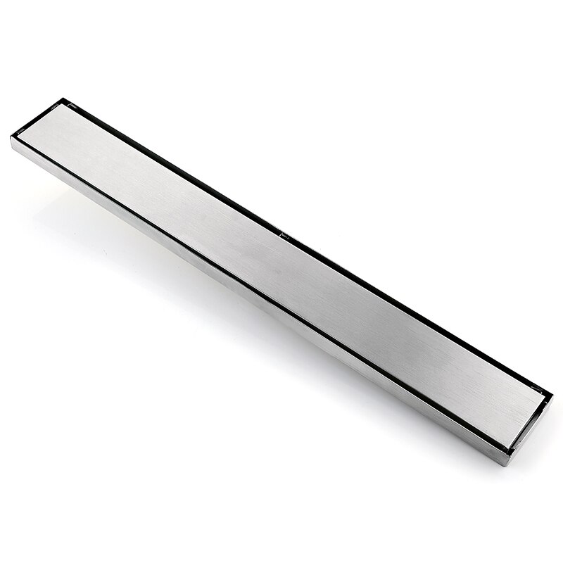 Shower Drain and Tile Insert Brushed Stainless Steel Suitable for Tile Shower