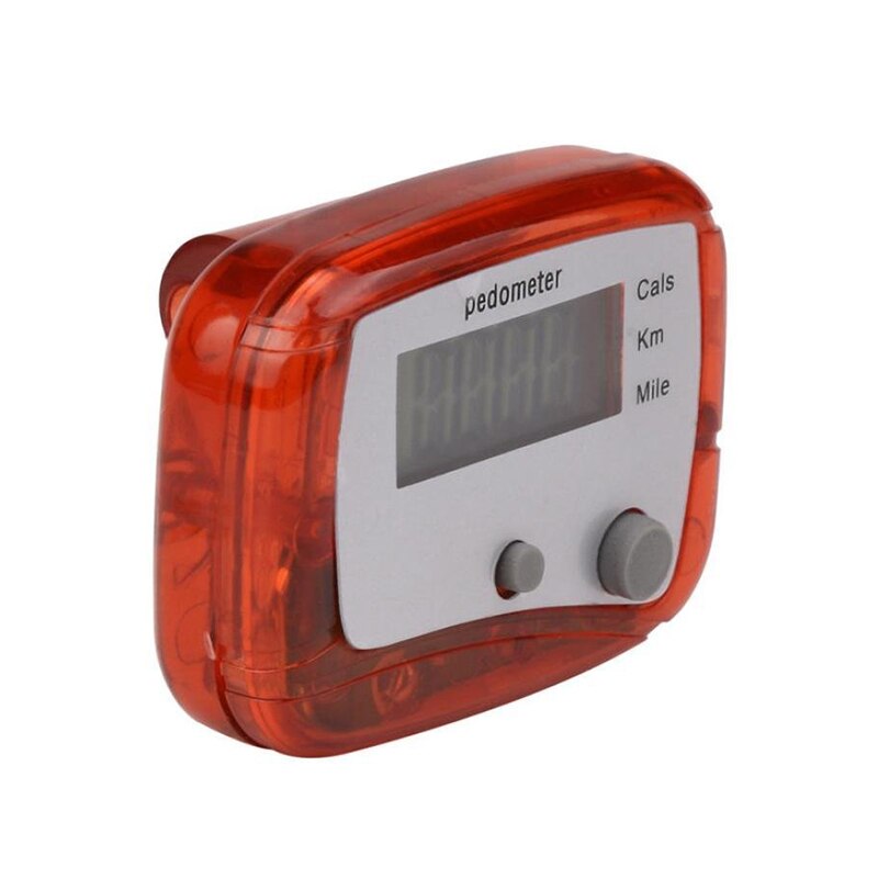 Mini Digital Clip de cálculo en pasómetro LCD podómetro correr Jogging entrenamiento de contador de Paso Doble llaves herramienta de deporte TSLM1