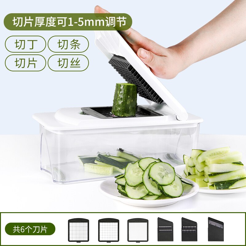 Vegetable Gadgets Manual Slicers Adjustable Grater Food Multifunctional Manual Slicers Kitchen Ferramentas Home Garden DG50MS: black style4
