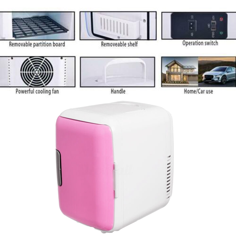 4L 12V/220V Electric Portable Mini Fridge Refrigerator Cooler Freezer Car Home