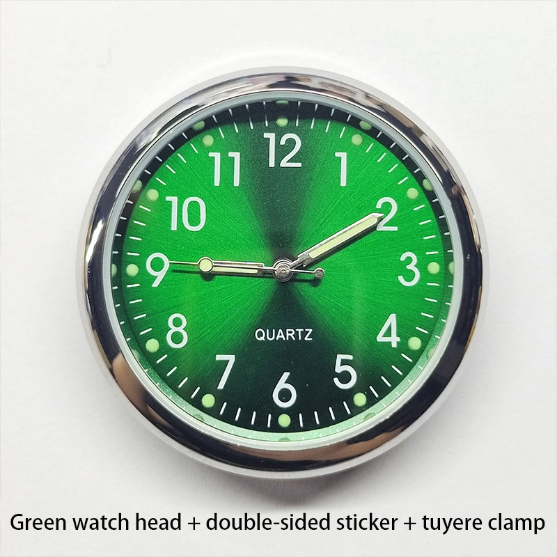 Autopasta klok Auto Digitaal elektronisch horloge Autohorloge 40 Quartz horloge Hoofduitgang Decoratie Creatieve autobenodigdheden: Goud