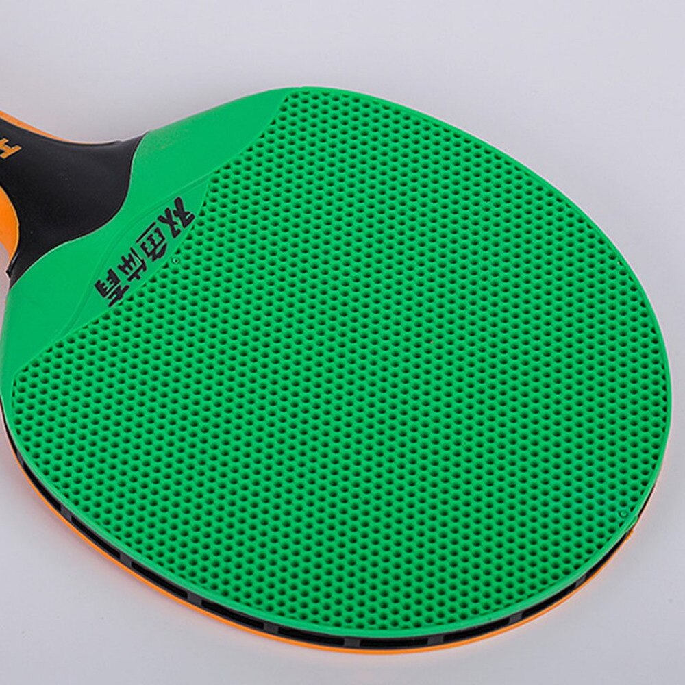 1pc Double Fish Long Handle Ping Pong Racket Double Face Table Tennis Racket Paddle Plastic Rubber Table Tennis Bat Paddle