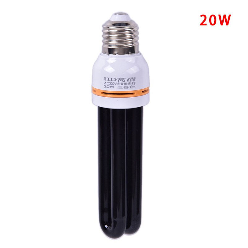 E27 220V 15W/20W/30W Uv Lamp Uv Ultraviolet Fluorescerende Gloeilamp Spiraal enegy Besparing Zwart Licht Violet Lampen Verlichting: 20w