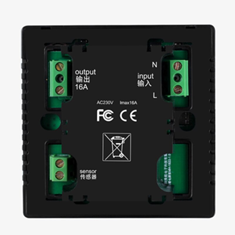 110V 120V 230V All Touch Screen Temperature Controller Thermoregulator Black Back Light Electric Heating Room Thermostat
