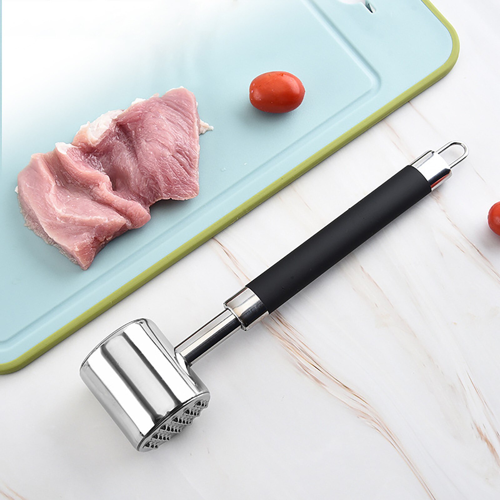 Kitchen bar supplies Meat tenderizer double sided meat tenderizer tool 304 stainless steel dishwasher Home Kitchen Supplies
