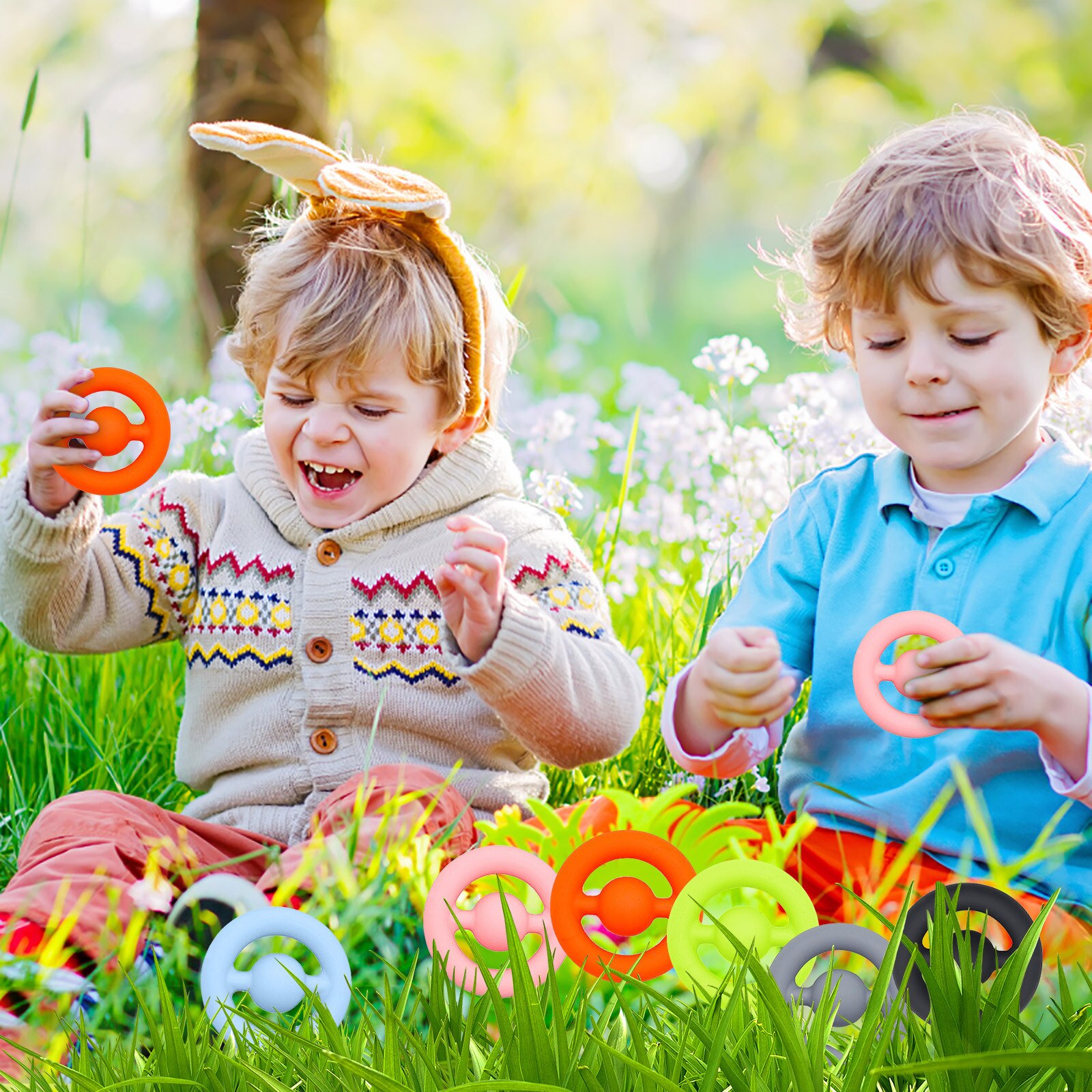 Squeeze Snap Toys Anxiety Snapperz Fidget Toy Autism Special Needs Stress Reliever Toys Extrusion Sensory Toy Антистресс