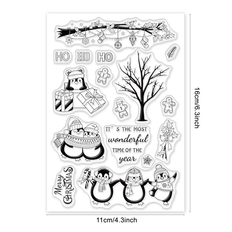 1 vel kalender planner siliconen duidelijke stempels maand week datum tijd transparante stempels voor het maken van kaarten DIY 6,3 x 4,3 inch