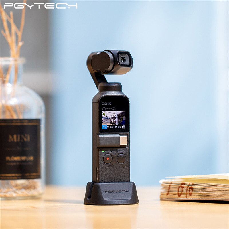 PGYTECH do akcesoriów Dji Osmo Pocket/Osmo Action przez uniwersalne mocowanie statywu Mini uchwyt Mini futerał do przenoszenia oryginalny w magazynie
