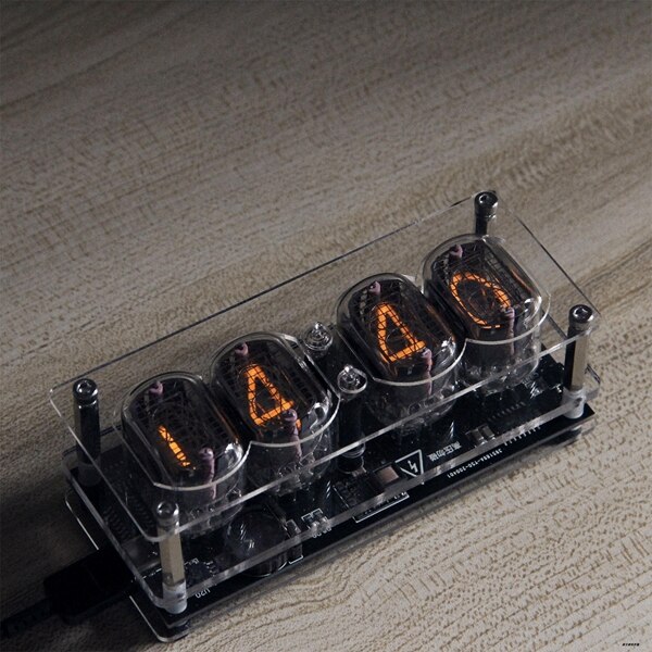 AU05 -Light Tube Clock IN12 Electronic Tube Digital Clock DIY Clock Without Lamp Tube