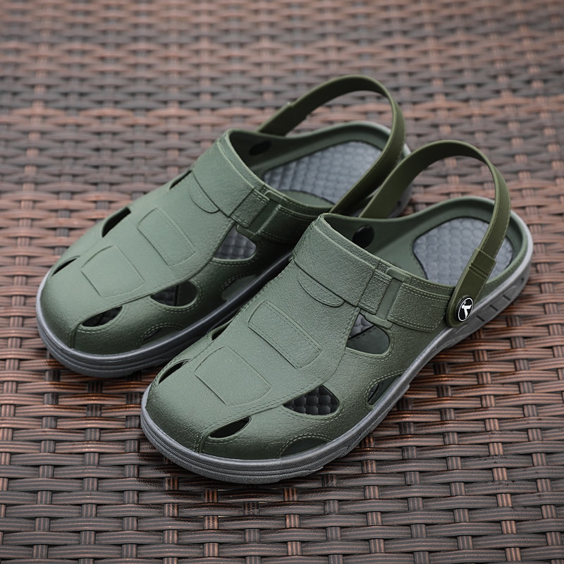 Hål skor herr herr sandaler träskor sandalier hombre skor sandler herr sandaler herr tofflor sommar sandal