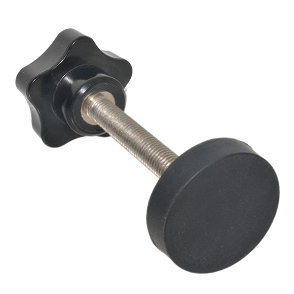 1/2 stücke M8 * 60 Stern Knöpfe Gewinde Spann Knopf Schraube Hand-Anziehen Knopf C/korrosion Beständig Schwarz Hand Werkzeuge Zubehör: Silber