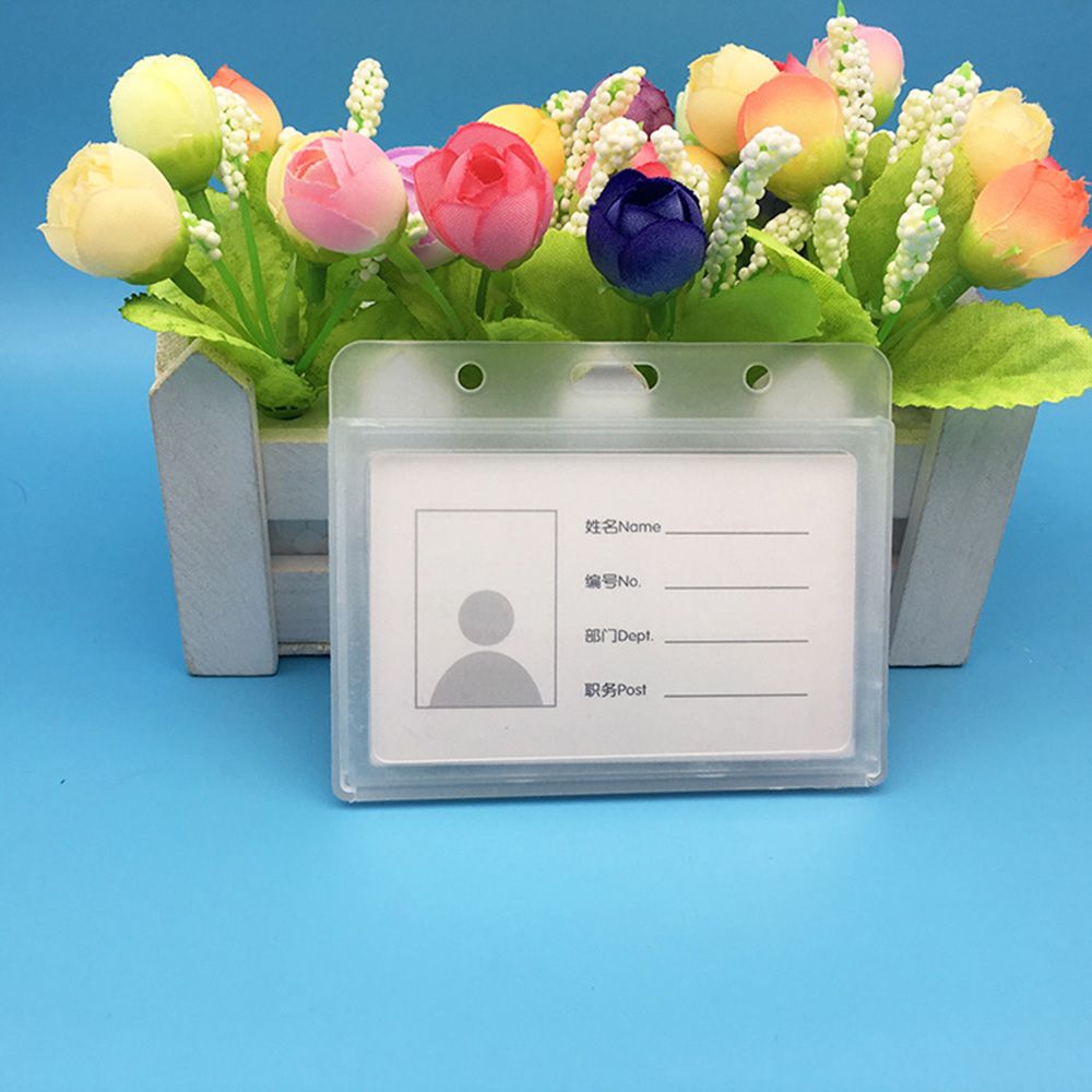 1 peças durável titular do cartão de crachá hospital enfermeira escola guarda de entrada & peito cartão de identificação chave cartão de nome material de escritório da escola: White