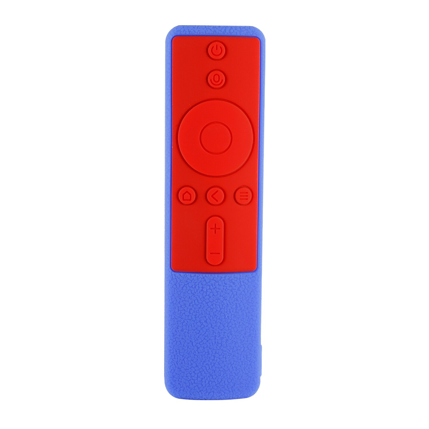 Mando a distancia de silicona para Xiaomi TV, 4A, 4C, 4X, 4S, funda protectora de silicona suave, funda de goma para Xiaomi IP TV, decodificador 4S Pro: Blue Red