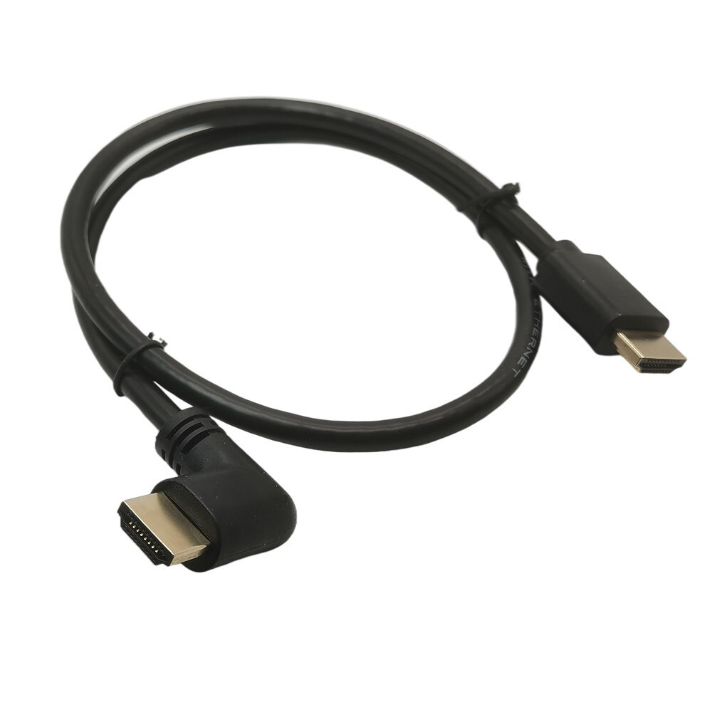 4K*2K 60HZ 2.0 HDTV w dół i w górę oraz w lewo i w prawo pod kątem 90 stopni Męski przedłużacz HD Kabel kątowy HD 2.0