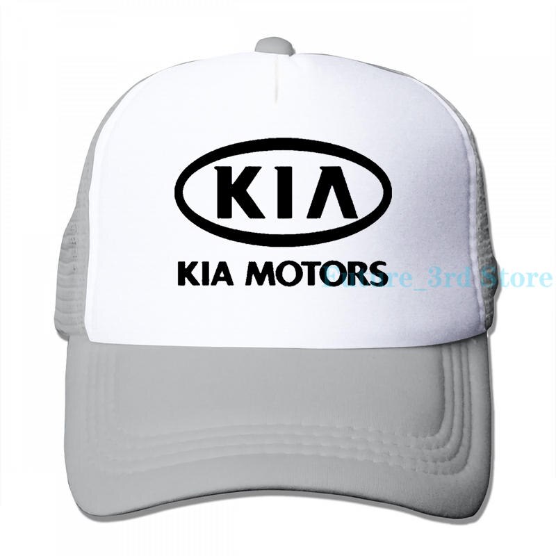 Kia Motors Baseball cap men women Trucker Hats adjustable cap: 3-Gray