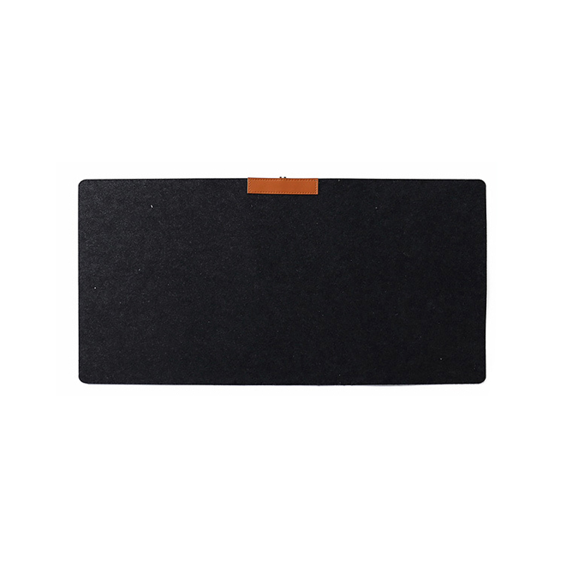 Large Soft Felt Cloth Desktop Mouse Pad Keyboard Office Laptop Notebook PC Table Mat Home Office Computer Desk Mousepad: Black
