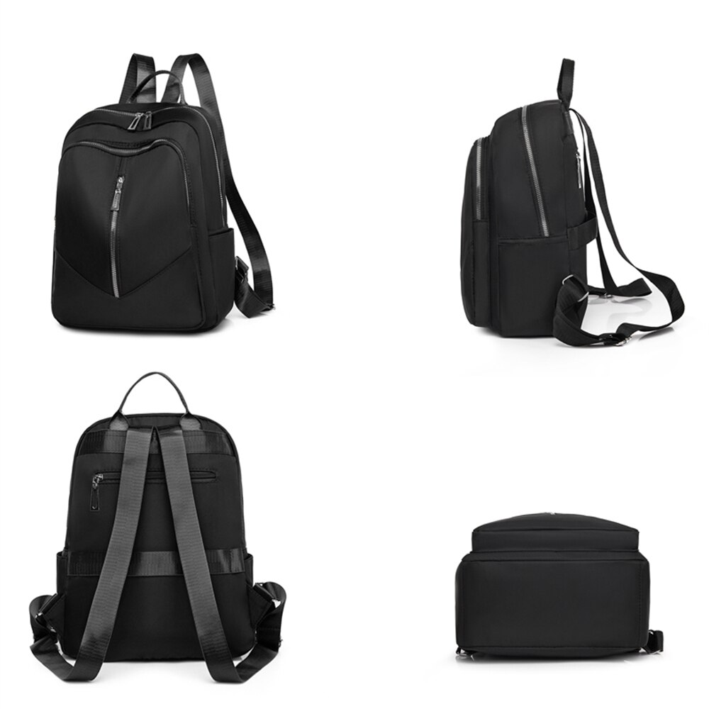 Double Zipper Ladies Anti Theft Backpack Oxford Cloth Women's Backpack Women Travel Bags Bolsos