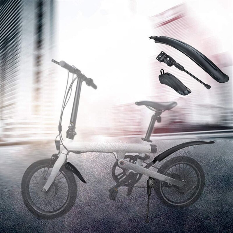 Guardabarros delantero y trasero para bicicleta eléctrica, soporte de trípode para Xiaomi Mijia, Qicycle, Ef1: Default Title