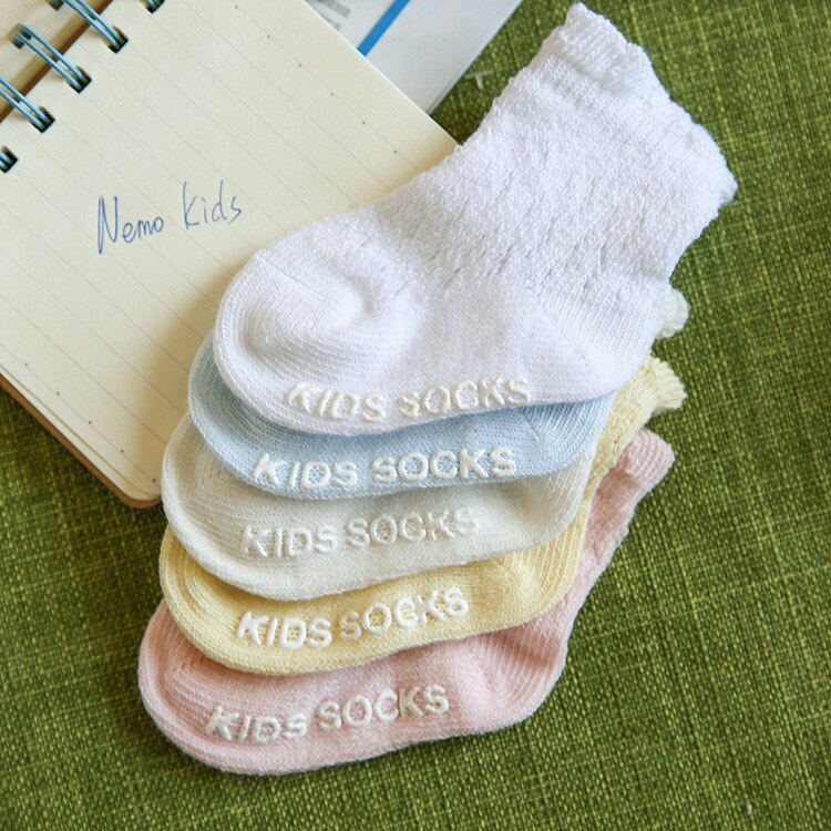 4Colors Summer Baby Toddler Candy Colors Breathable Mesh Socks Cute Newborn Infant Thin Short Socks Kid Hollow Out Sock Sox 0-4Y