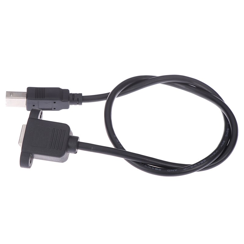 Usb 2.0 Type B Male Naar B Vrouwelijke Printer Verlengkabel Met Panel Mount Schroef Gat 30Cm