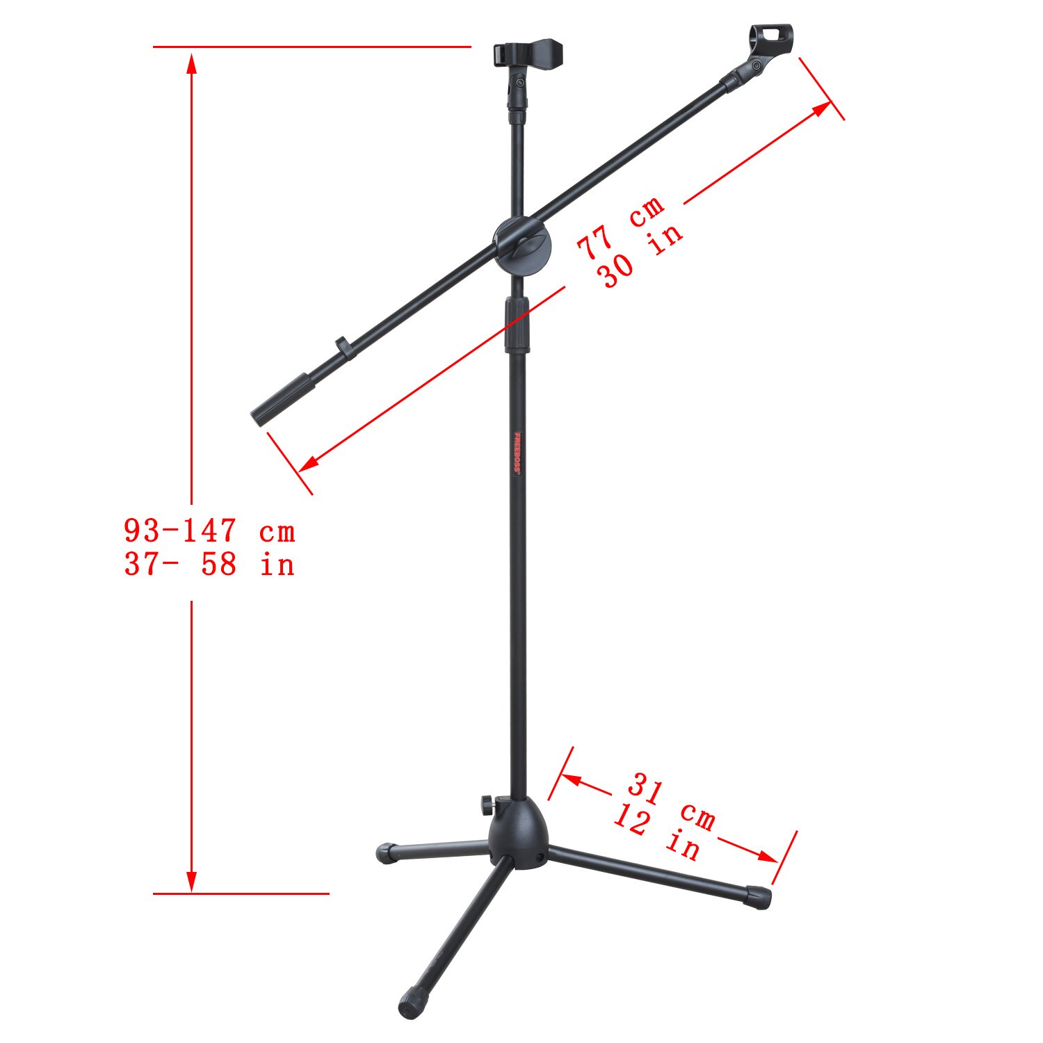 MS-017 Flexible Stage Microphone Stand Tripod Floor Microphone Stand Radio Microphone Stand