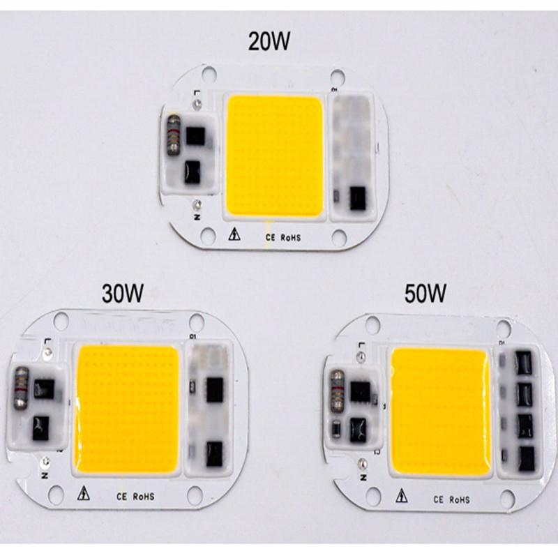 Ac 220V 20W/30W/50W Gratis Driver Hoge Druk Led Chip Cob Lichtbron diy Overstroming Licht Led Lamp Spotlight Outdoor Chip Lamp