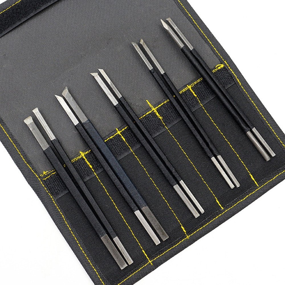 Steenhouwen Tool 10 pcs High-Carbon Staal Carving Beitels/Messen Kits