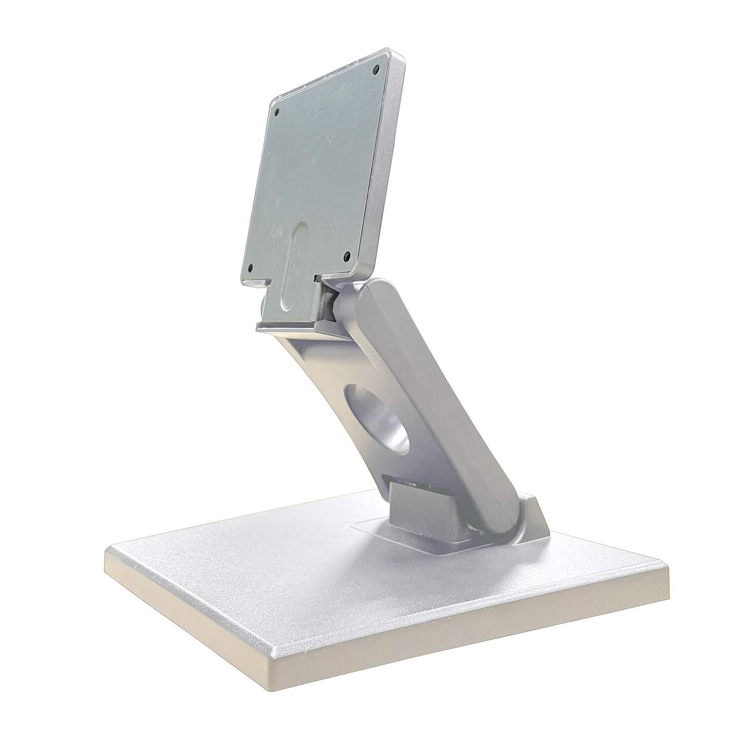 Mini Vesa Stand Beugel 75*75Mm Up Down Desktop Vouwen 7 8 9 10 12 14 Inch Monitor platte Verticale Rechtop Draagbare Muur Hanger: WHITE