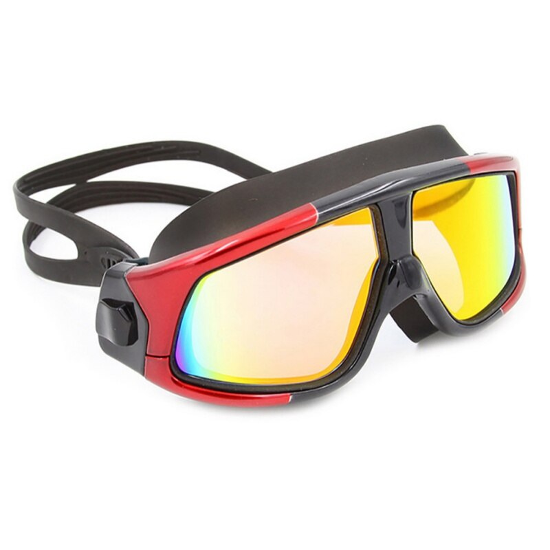 Outdoor Diving Glasses Swimming Big Frame Goggles Waterproof Soft Silicone Eyewear
