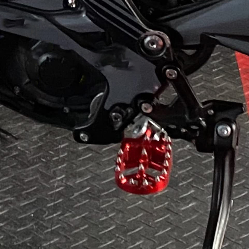 Sur Ron Voetsteunen, Dike Bike Voetsteunen Licht Bee Resten Pedalen Voetsteunen met veren voor Surron/Light Bee/Sur Ron S/Sur Ron X/X160/X260 - Goud