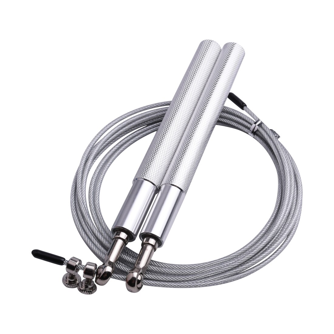 Bearing Skipping Rope Jumping Rope Crossfit Men Workout Equipment Steel Wire Home Gym Exercise and Fitness MMA Boxing Training: Gray