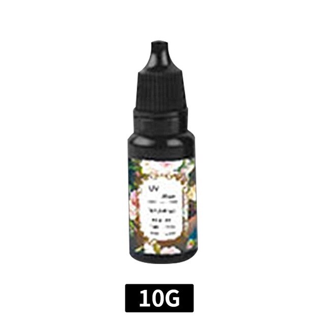 UV Resin Art Epoxy Shaped Pendant Mold Portable Uv Supplies Quick-Drying Transparent Uv Glue DIY Craft: 10g