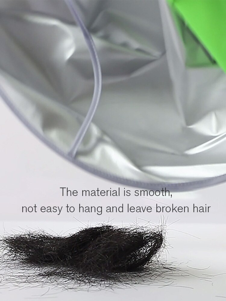 Cape de coiffeur pour permanente et teinture, coupe de cheveux, châle, stockage des déchets, Durable, facile à ranger, parfait pour les Salons de coiffure à domicile