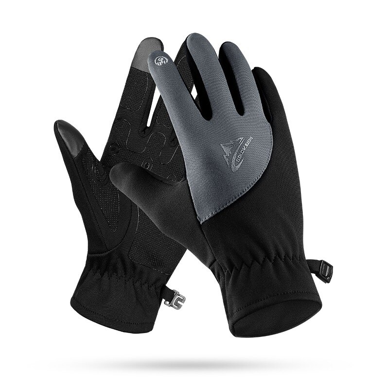 Winter Waterdichte Warme Mannen Handschoenen Ski Handschoenen Snowboard Handschoenen Motorrijden Winter Touchscreen Sneeuw Windstopper Handschoen: H / M