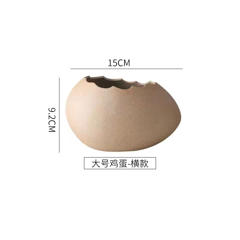 Bird's Nest Broken Eggshell Cup Ceramics Dessert Bowl For Steamed Egg Bowls Restaurant Decor Display: army green