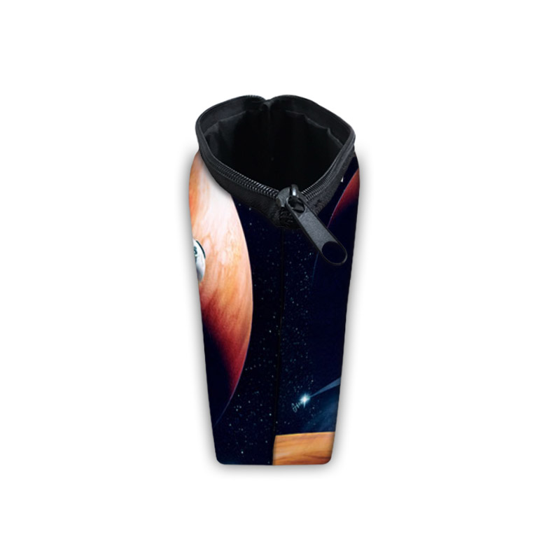 Astronauta/Spaceship kosmetyczka gwiaździsta noc Galaxy chłopcy dziewczęta kosmetyczki szminka etui damskie przenośne Mini portfel
