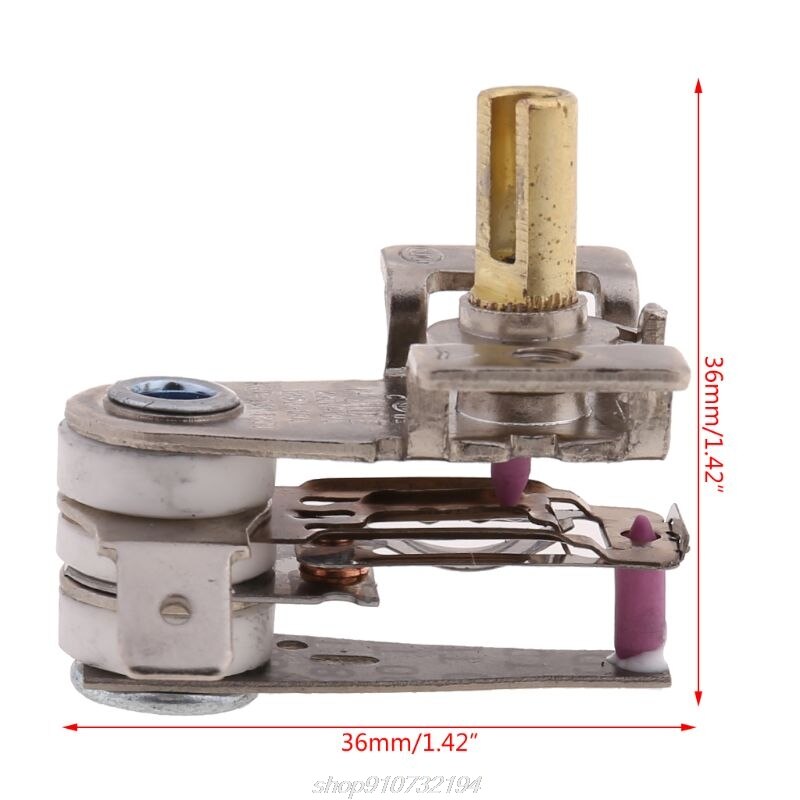Termostato de calefacción bimetálico ajustable, interruptor de temperatura de 90 Celsius, CA 250V 16A, KDT-200, , N06 20
