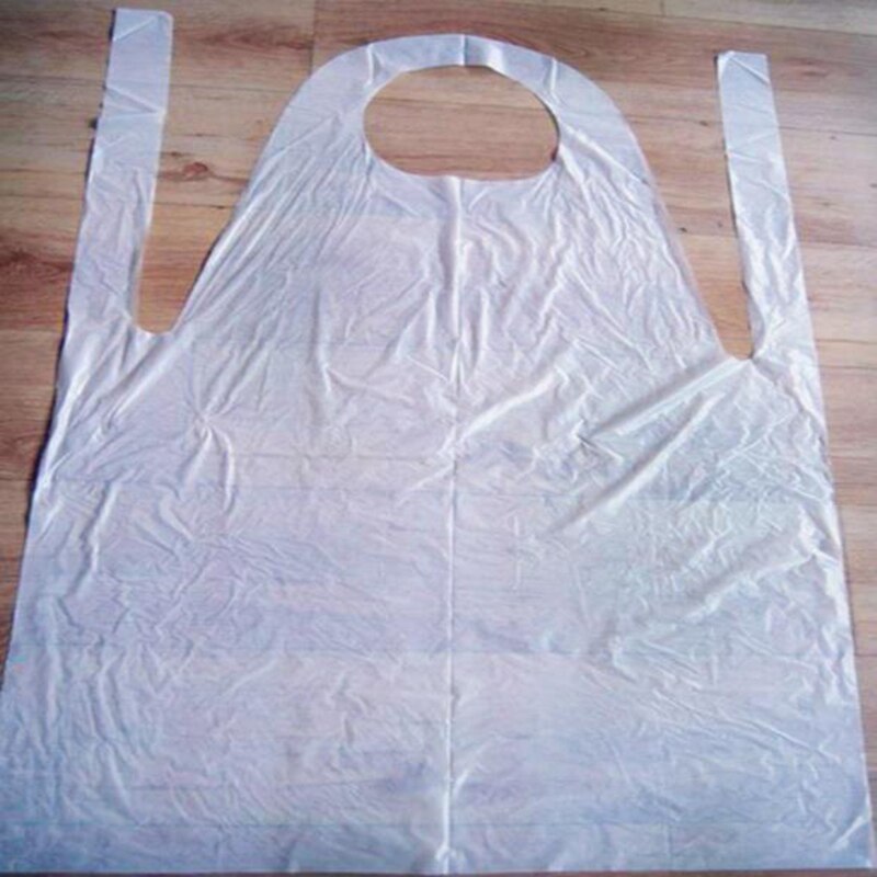10 X Disposable Plastic Aprons Waterproof Oil Proof Disposable Aprons Antifouling Plastic Aprons Anti-splash Kitchen Supplies