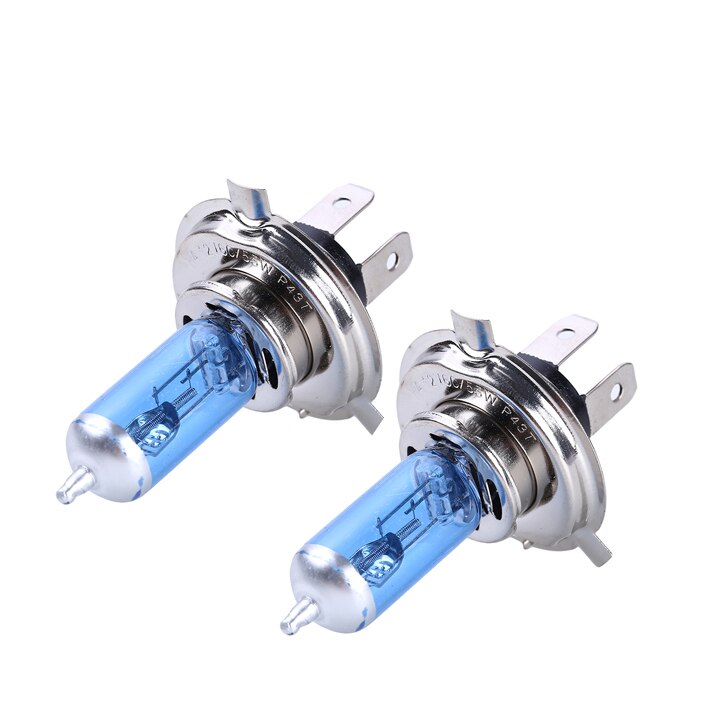 2x Auto Halogeen Xenon Lamp Dimlicht H4 12V 60/55W P43T Super Wit 6000K parking Koplamp Lamp Auto Styling