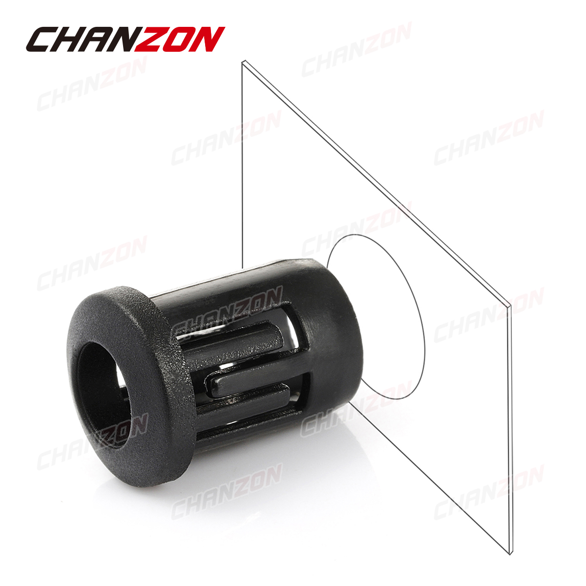3mm 5mm 8mm 10mm LED Halfter Sockel Clip Lünette Leuchtdiode Lampe Basis Abdeckung Kunststoff Anzeige montieren Tafel Blub Tasse fallen