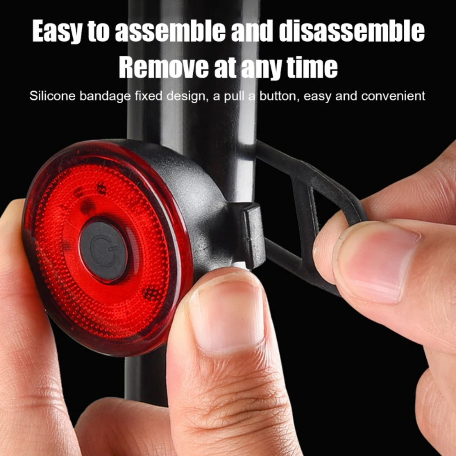 Essential Mountain Bike Gear Set - Waterproof, High Visibility, Luminous 400 Lumens Headlight and Tail Lamp for Safe Night Ridin