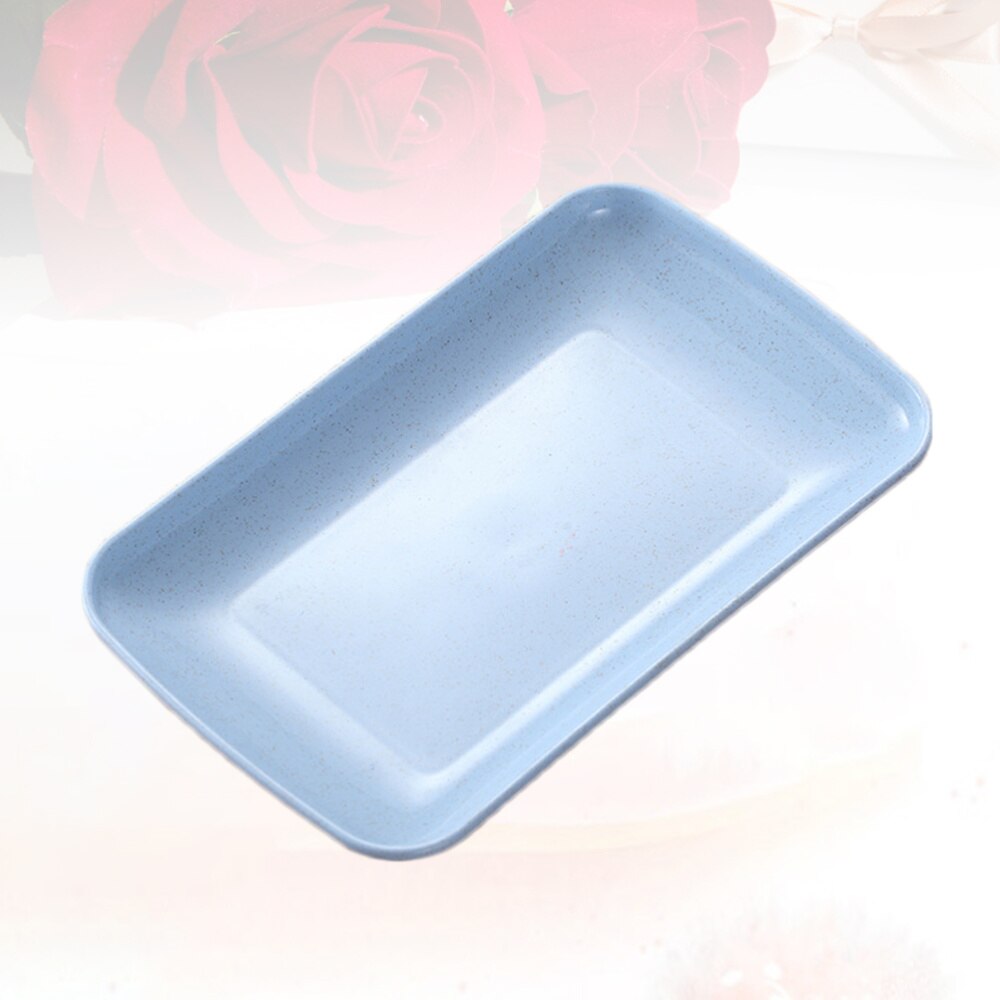 4pcs Dishes Household Dinner Plate Food Plate Microwave Oven Available Eco-friendly Home Kitchen Utensils (Pink, Green, Blue, Be