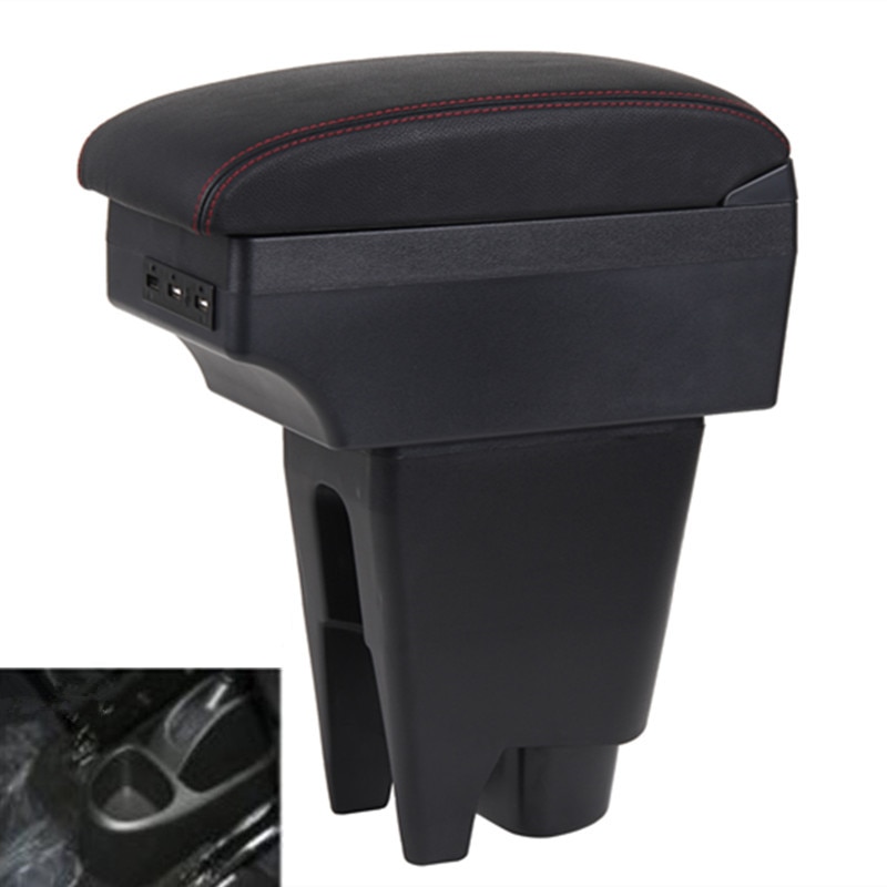 For Peugeot 107 armrest box USB