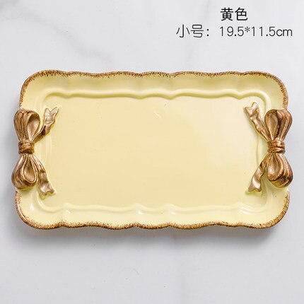 Nis retro hars opberglade snoepkleurige sieraden strik ketting dessert opbergbord thuiskantoor desktop decoratie mini lade: 12