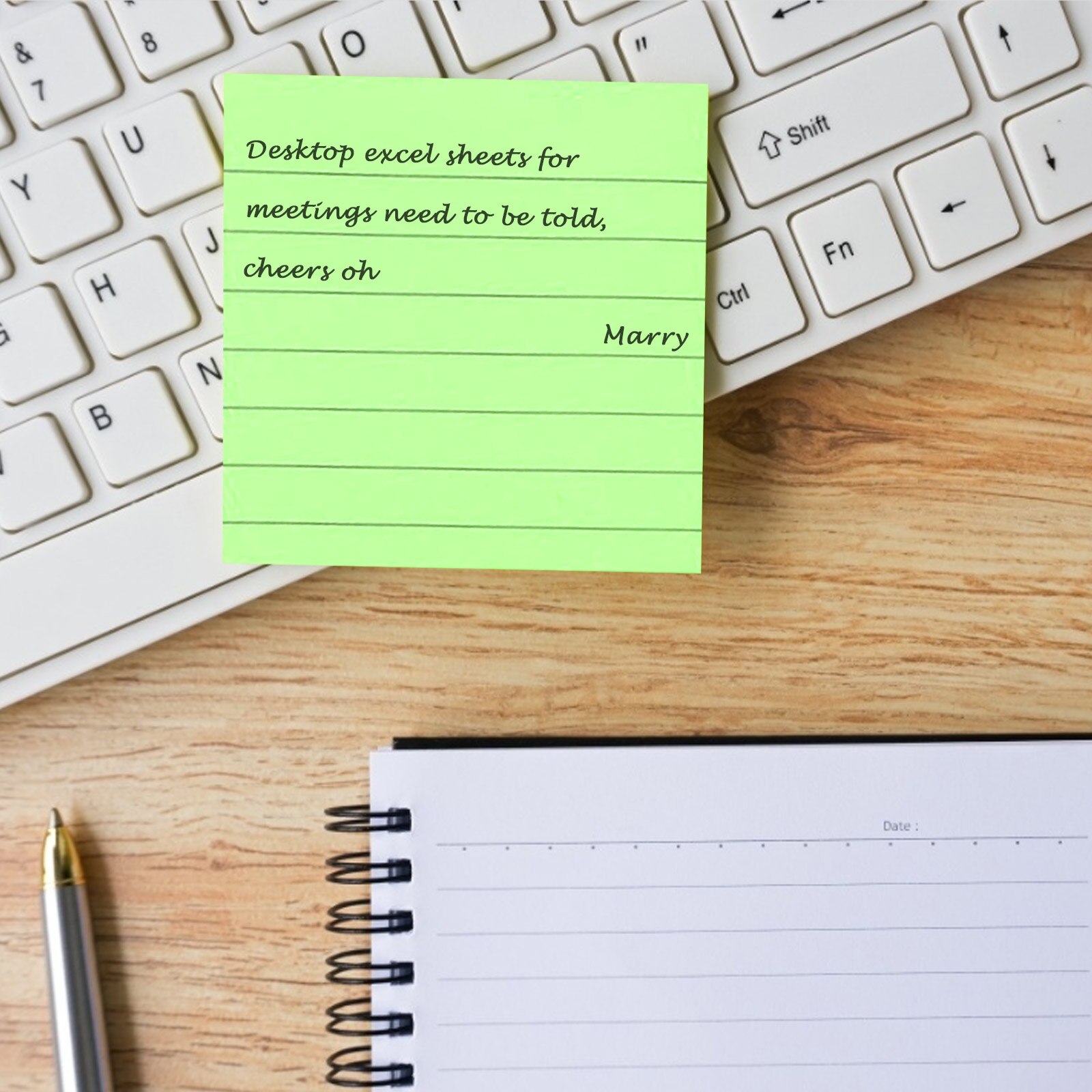 Lined Sticky Notes Colorful Super Sticking Power Memo Pad Strong Adhesive Note Simple Striped Paper Memo Pad Removable