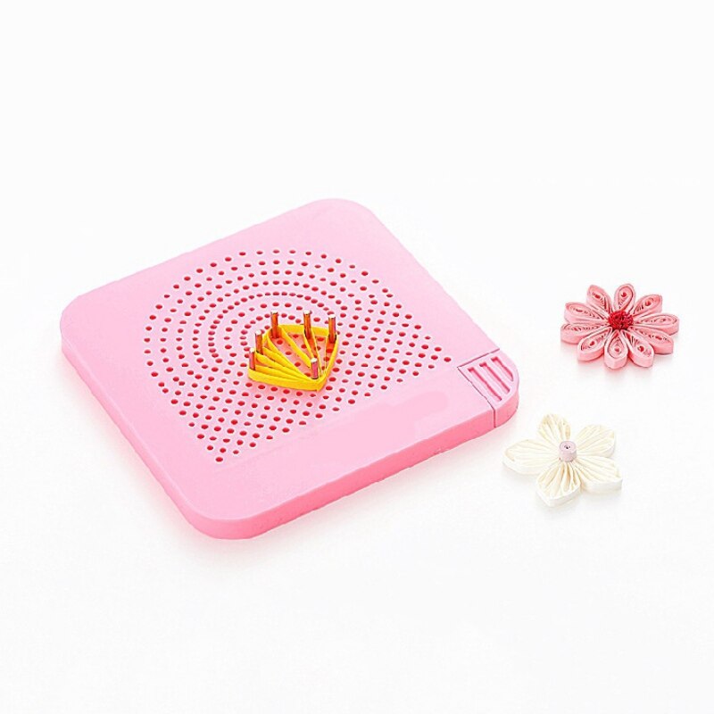 Paper Quilling Winding Disk Quilling Board With Storage Grid Diy Paper Craft Tool