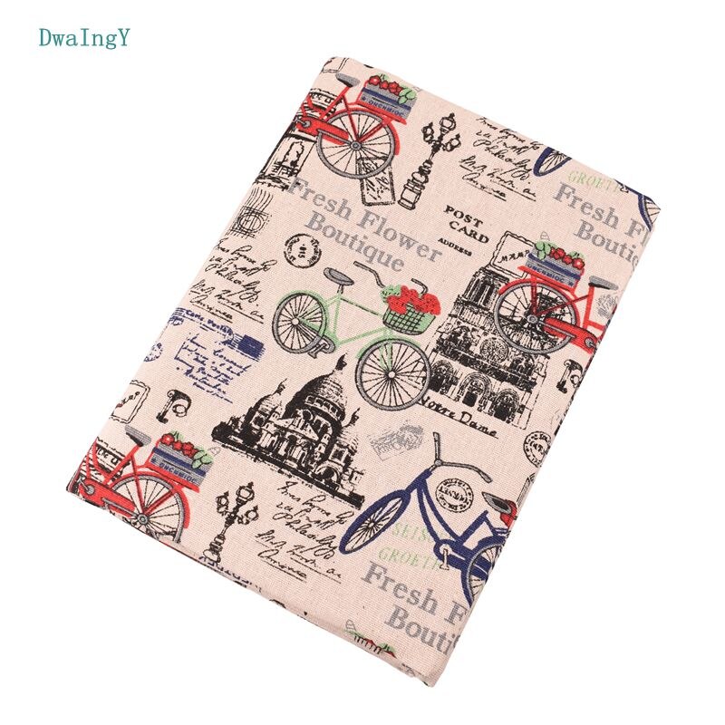 DwaIngY 5 Gedrukt Katoen Linnen Stof Voor DIY Naaien Quiltin Sofa Tafel, Doek Meubels Cover Tissue Kussen Materiaal